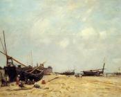 尤金 布丹 : Fishing Boats Aground and at Sea